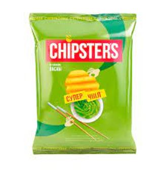 Чипси картопляні хвилясті зі смаком васабі  110 гТМ Чіпстерс