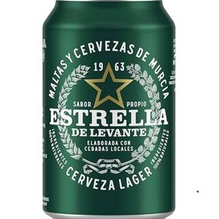 Bote cerveza estrella levante