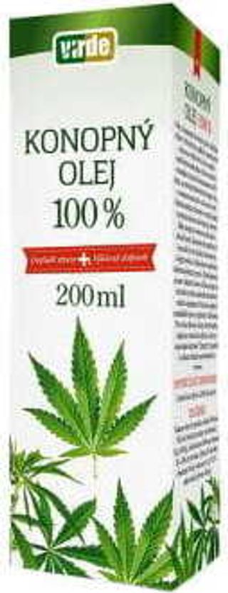 Olej olejek konopny z konopi 100% 200 ml VIRDE