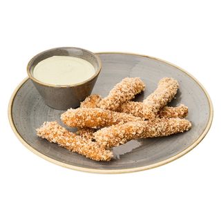 Курячі стріпси з соусом ранч 