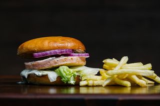 Сьомга бургер