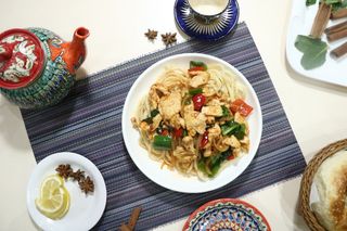 Лагман из курицы