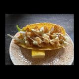 CALAMARI TACO - (1PZ) - Calamari in tempura, insalata iceberg, salsa maiowasabi