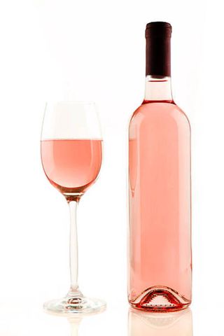 Botella vino rosado Lambrusco