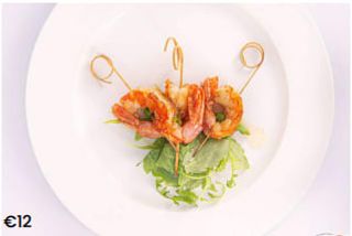 247. Spiedini di gamberi alla piastra