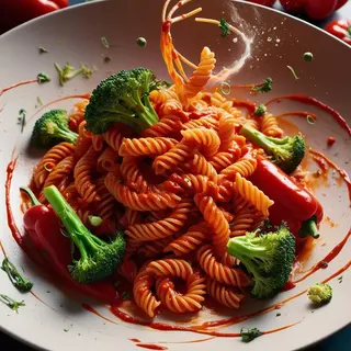 Red Sauce Pasta (marinara sauce) 