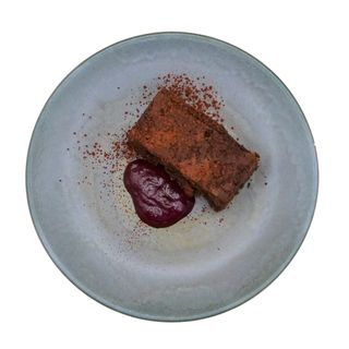 Brownie al cioccolato e ceci(senza glutine in origine)