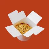 WOK Creamy salmon noodles