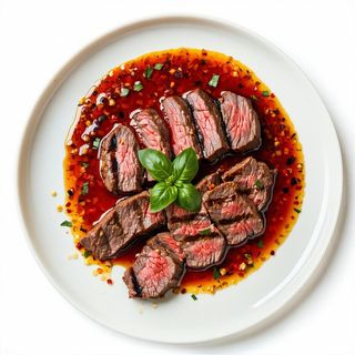 Vitello alla piastra piccante