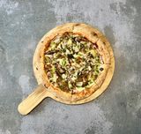 Pizza longaniza e funghi