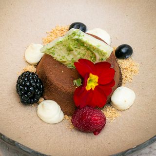 Texturas de Chocolate com Wasabi