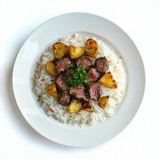 11a. Kal-fan riso con vitello e patate