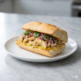 Pan Con Pollo Peruano
