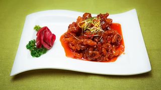 Говядина в кисло-сладком соусе