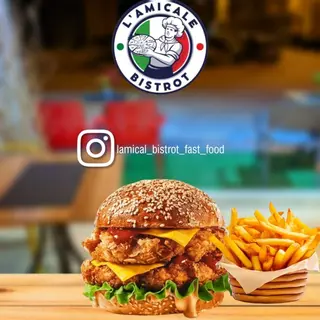 Double Chicken Burger