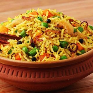 Verduras Biryani Con Curry