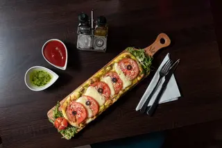Caprese focaccia