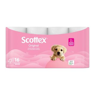 Papel Higiénico Scottex, Paquete 16 Rollos (17028911)