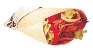 Piadina shashlik kebab