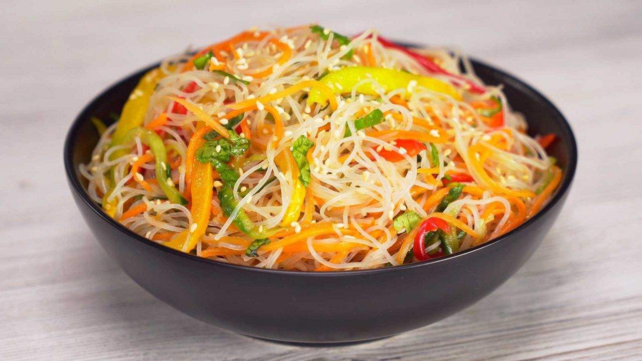 Фунчеза с креветками