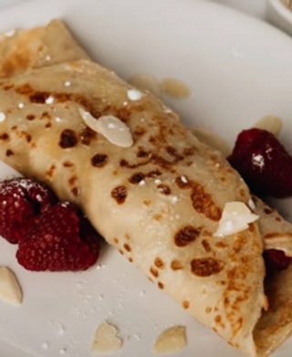 Crêpes con crema di pistacchio