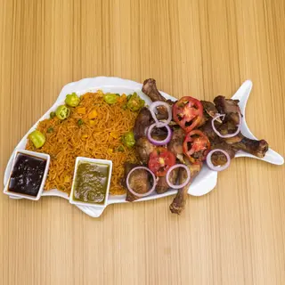 Jollof Rice With Goat Meat