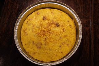 Tortilla de patata con york y queso grande