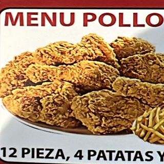 Menú Pollo Broester (12 Pza.)