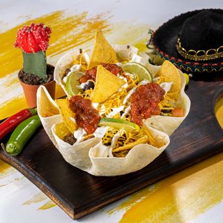 ტაკოს სალათი კრევეტებით