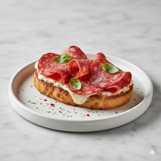 Crostino de salami picante