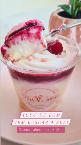 Cheesecake no Pote - Frutos Vermelhos
