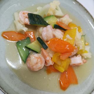 029*Gamberi con verdure