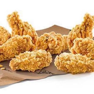12 Unidade de Asas do Frango Crocante Caseiro/ 12 Pices Crispy Hotwings