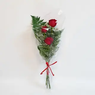 Tres Rosas Rojas