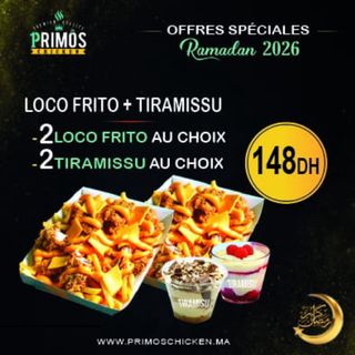 2 LOCO FRITO + 2 TIRAMISSU   