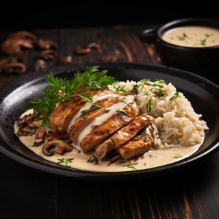 Pileći file u sosu od pečuraka 250-300 g