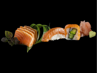 Salmon menu