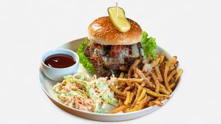 Burgher de bălțată românească