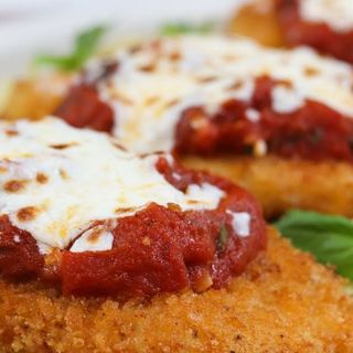 Pollo con salsa marina