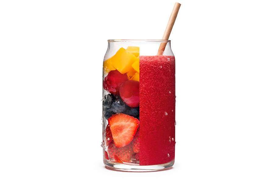 Smoothie berries paradise