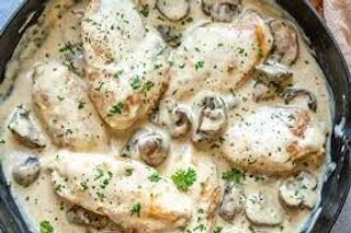 Bifinhos de Vitela com Cogumelos - 1 Pessoa