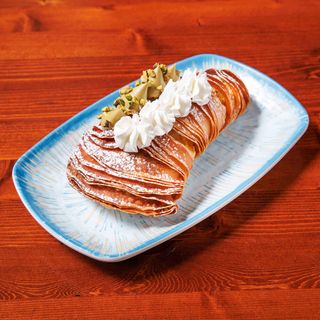 Coda di aragosta pistacchio e panna