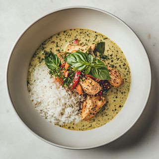 Wołowina z zielonym curry