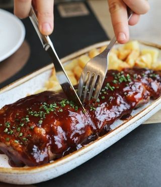 Costilla de cerdo Ibérico deshuesada BBQ