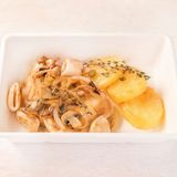 Calamarcitos encebollados