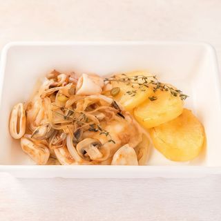 Calamarcitos encebollados