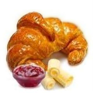 Croissant De Mantequilla Y Mermelada