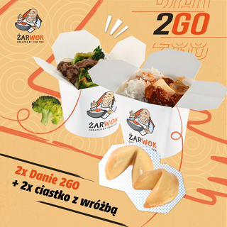 2 x Danie 2Go + 2 x Ciastko