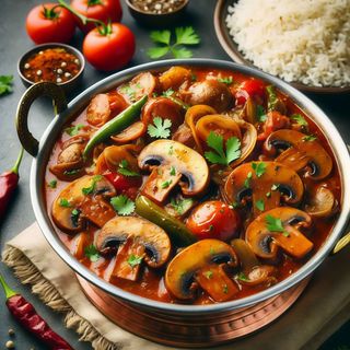 Mushroom Kadai