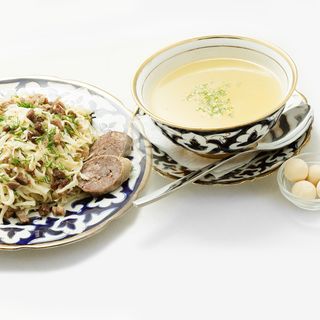 Нарын с бульоном куртом 